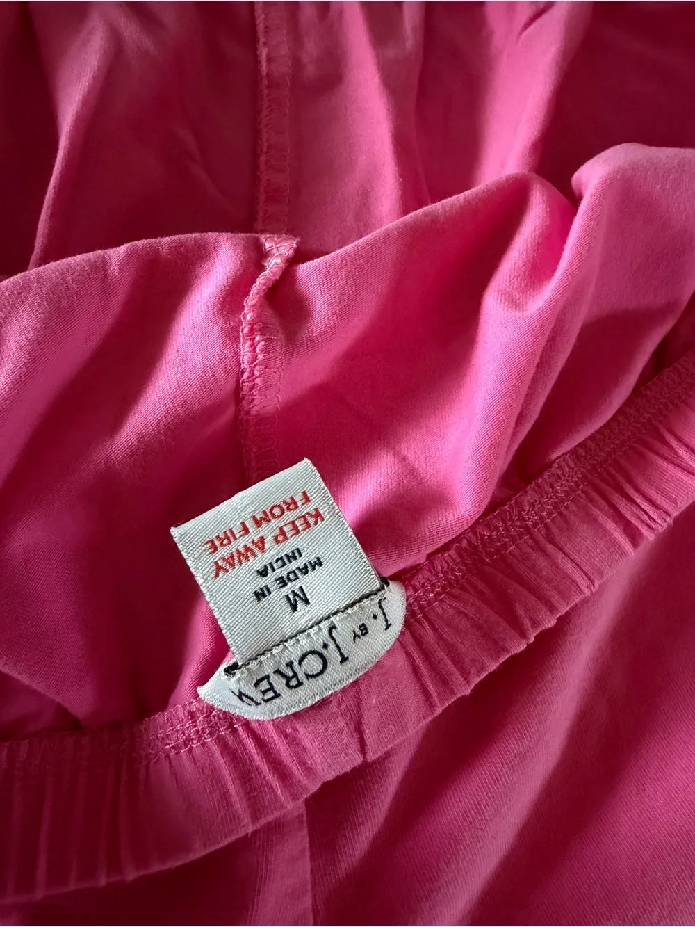J. Crew | Pink Cotton Tank Top & Shorts Sleep Set | M